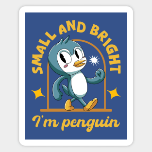 Funny Penguin Christmas Magnet